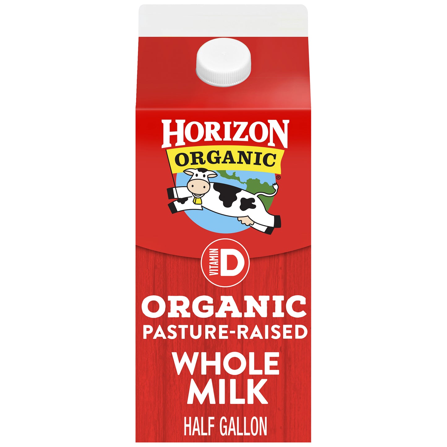 Horizon Organic Whole Milk, Carton (1/2 gallon)