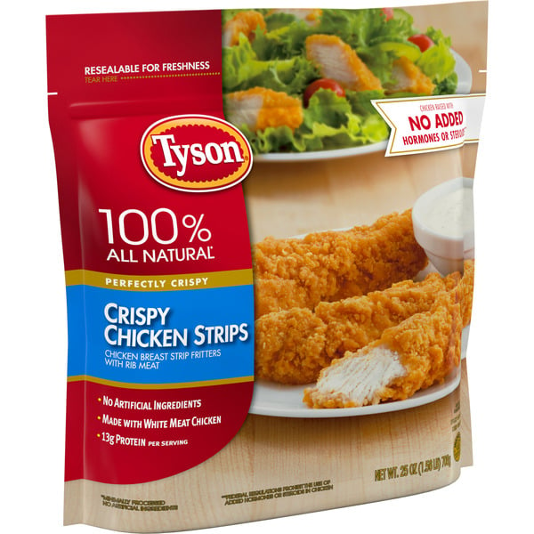 Tyson Fully Cooked Crispy Chicken Strips - Frozen