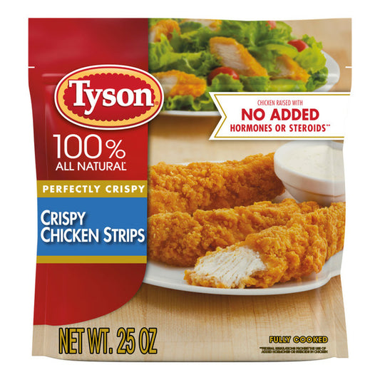 Tyson Fully Cooked Crispy Chicken Strips - Frozen