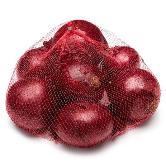 Organic Red Onions 4-6ct, approx. 3lb bag